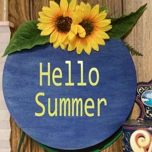 Inside summer door hanger